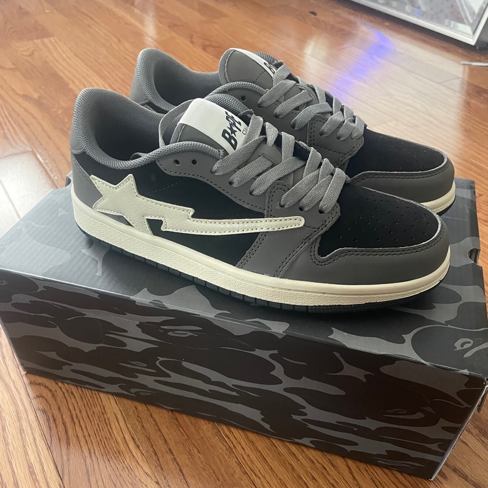 Bape Sta Indigo Studios Travis Scott low Mocha Size W 7.5 or men’s size 6